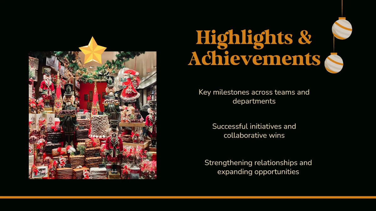 Free Christmas PPT Presentation Template to Edit Online