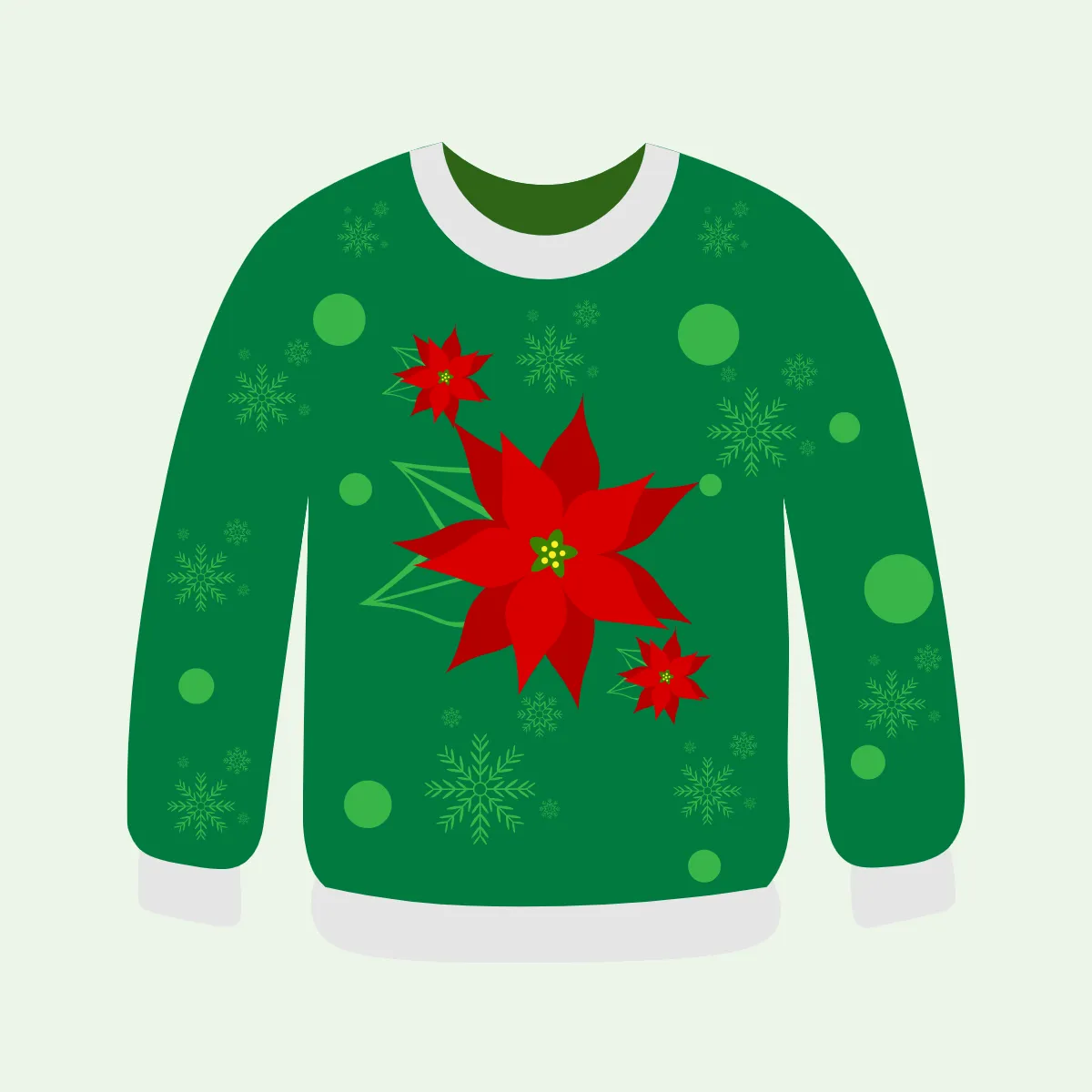 Free Poinsettia Ugly Sweater Clipart Template to Edit Online Free Poinsettia Ugly Sweater Clipart Template to Edit Online