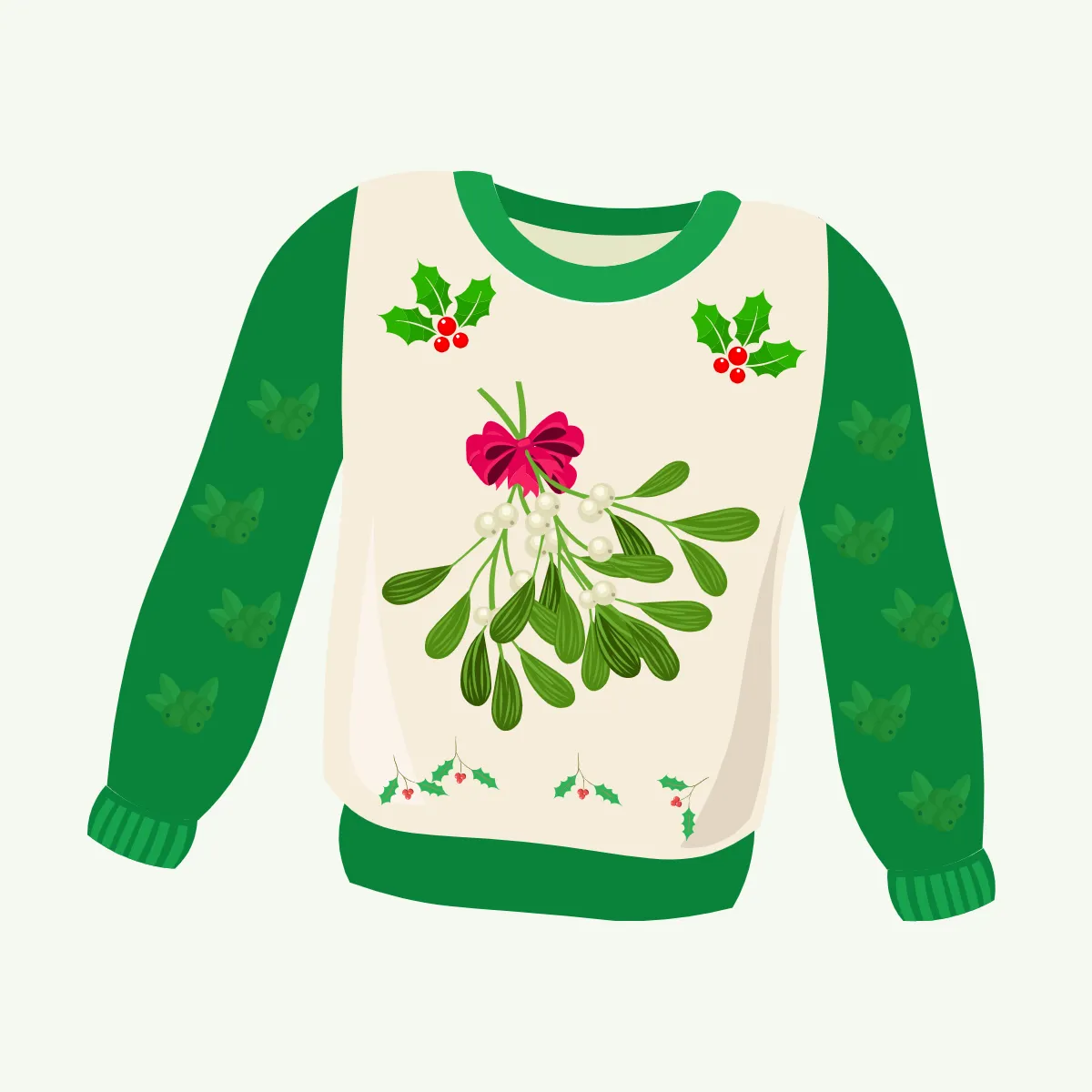 Free Berry Ugly Sweater Clipart Template to Edit Online