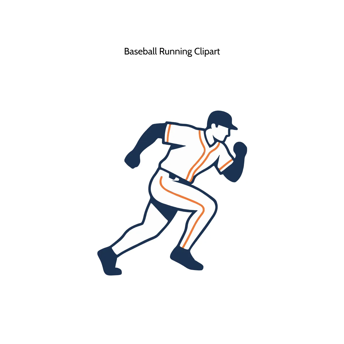 Free Baseball Running Vector Clipart (PNG, SVG) to Edit Online