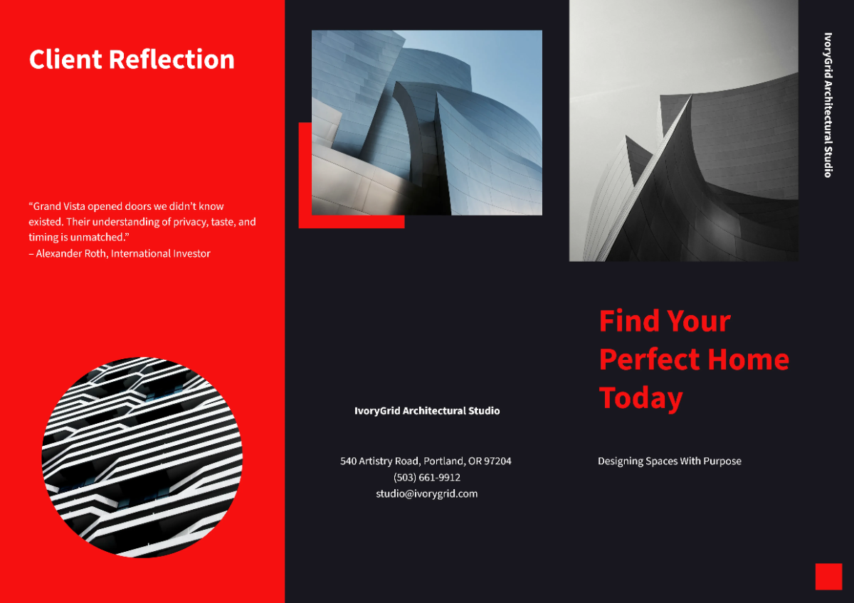 Free A3 Architecture Brochure Template to Edit Online Free A3 Architecture Brochure Template to Edit Online