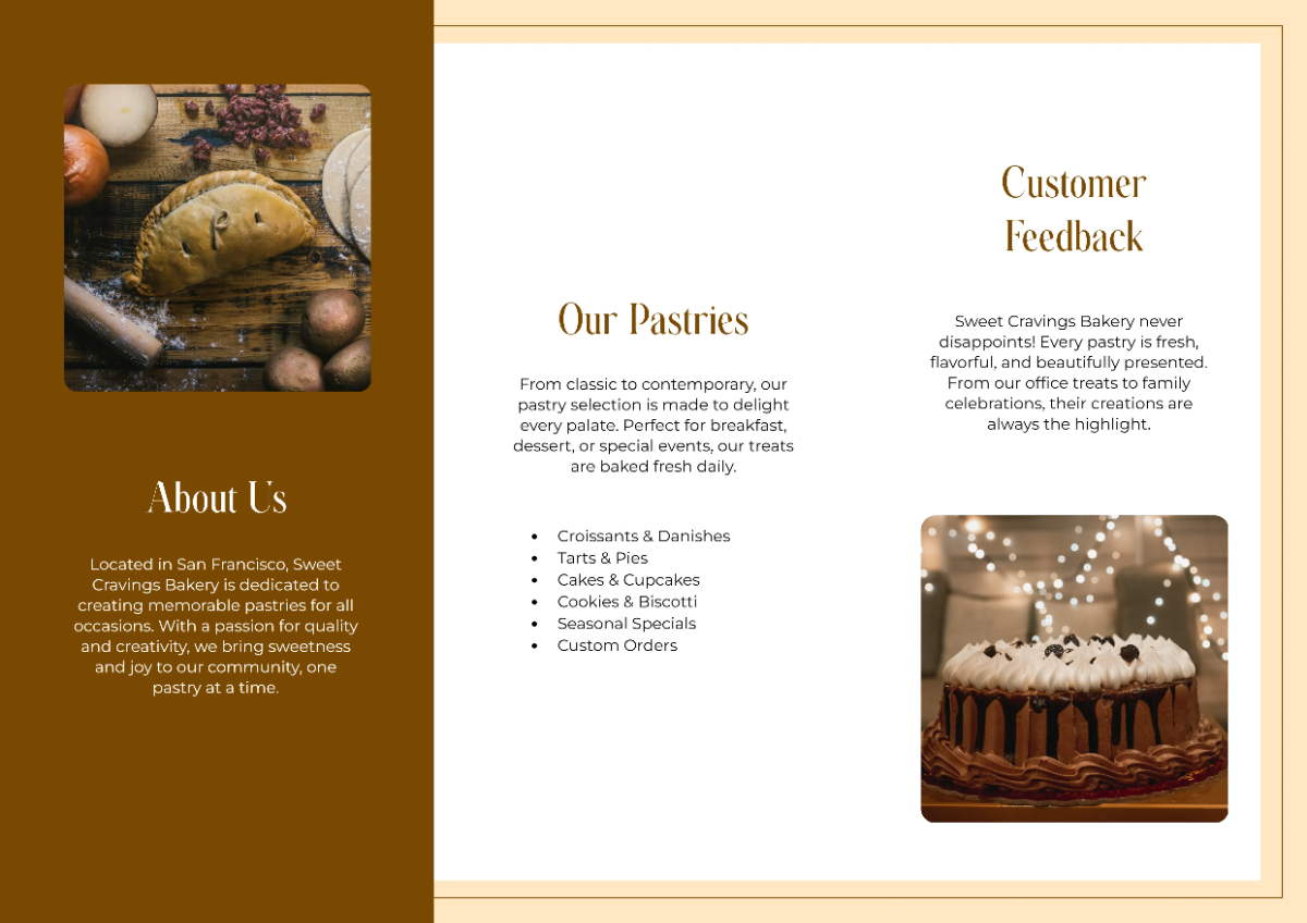 Free Rustic A3 Brochure Template to Edit Online