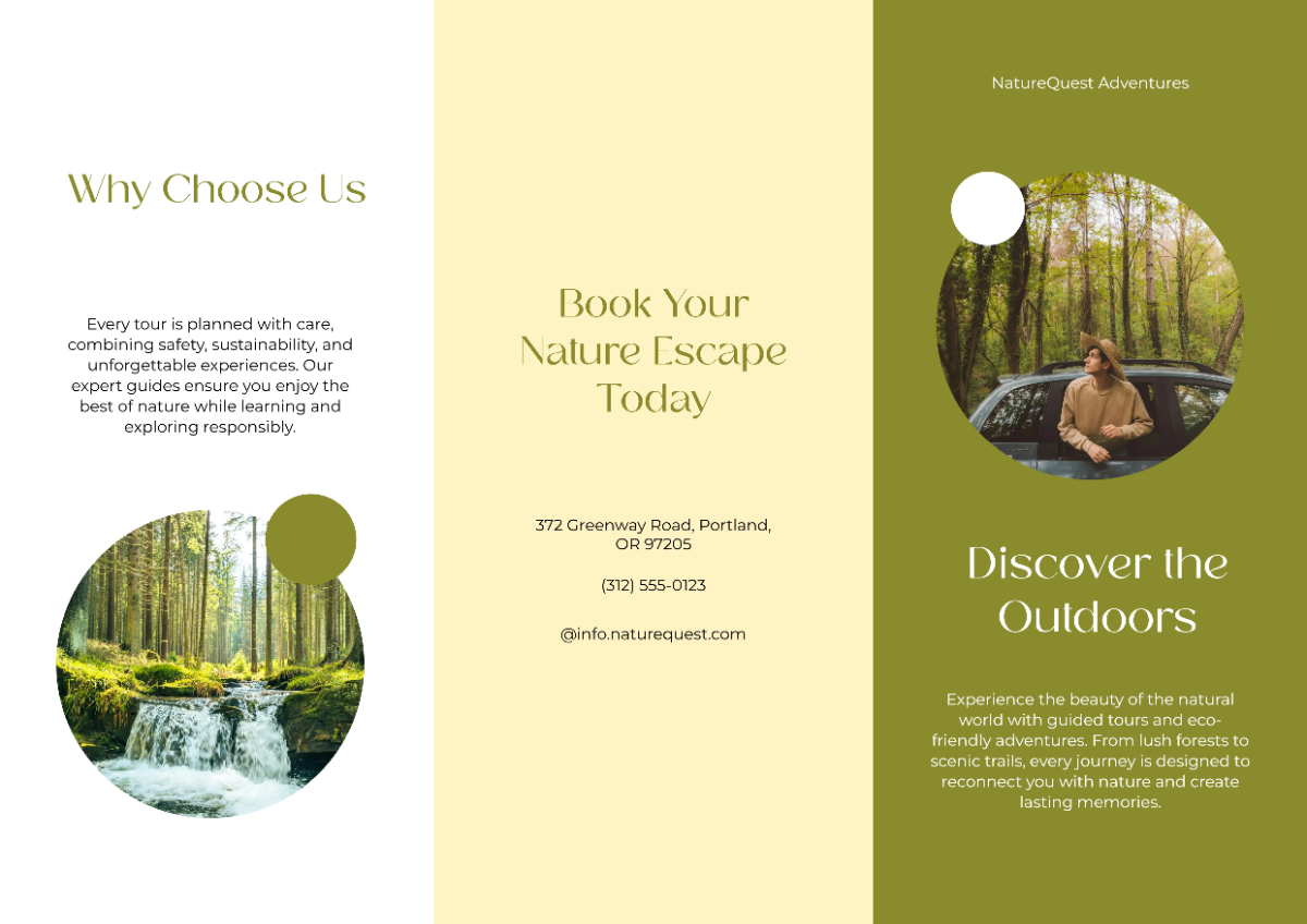 Free A3 Environment Brochure Template to Edit Online Free A3 Environment Brochure Template to Edit Online