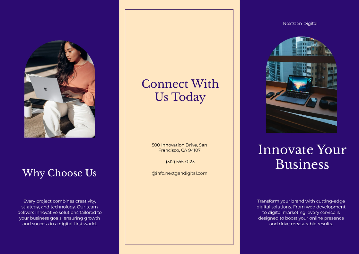 Free A3 Digital Brochure Template to Edit Online Free A3 Digital Brochure Template to Edit Online