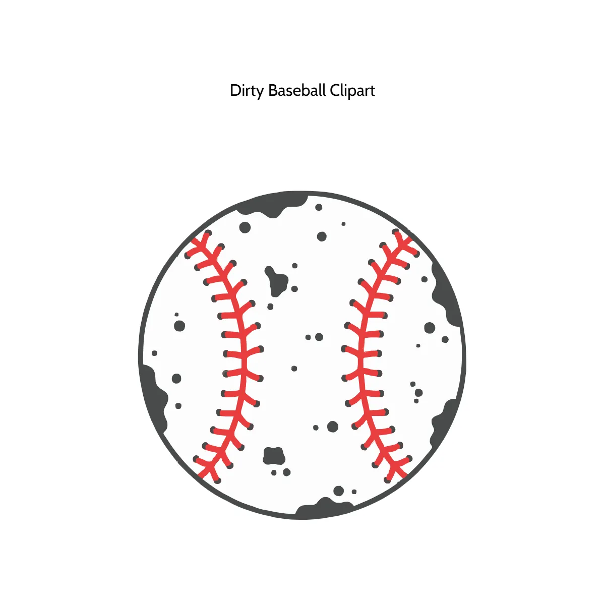 Dirty Baseball Clipart Dirty Baseball Clipart