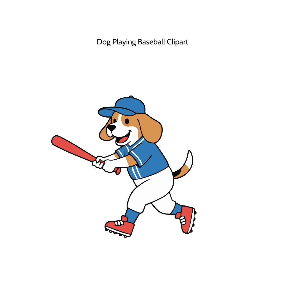 Dog Playing Baseball Clipart Dog Playing Baseball Clipart