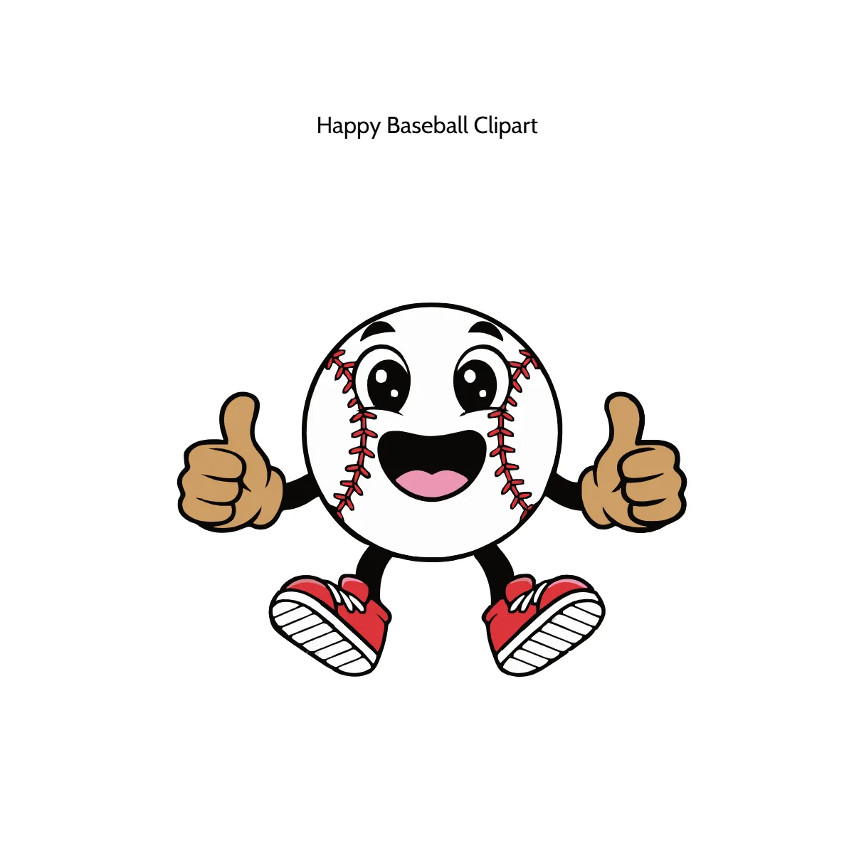 Happy Baseball Clipart Happy Baseball Clipart