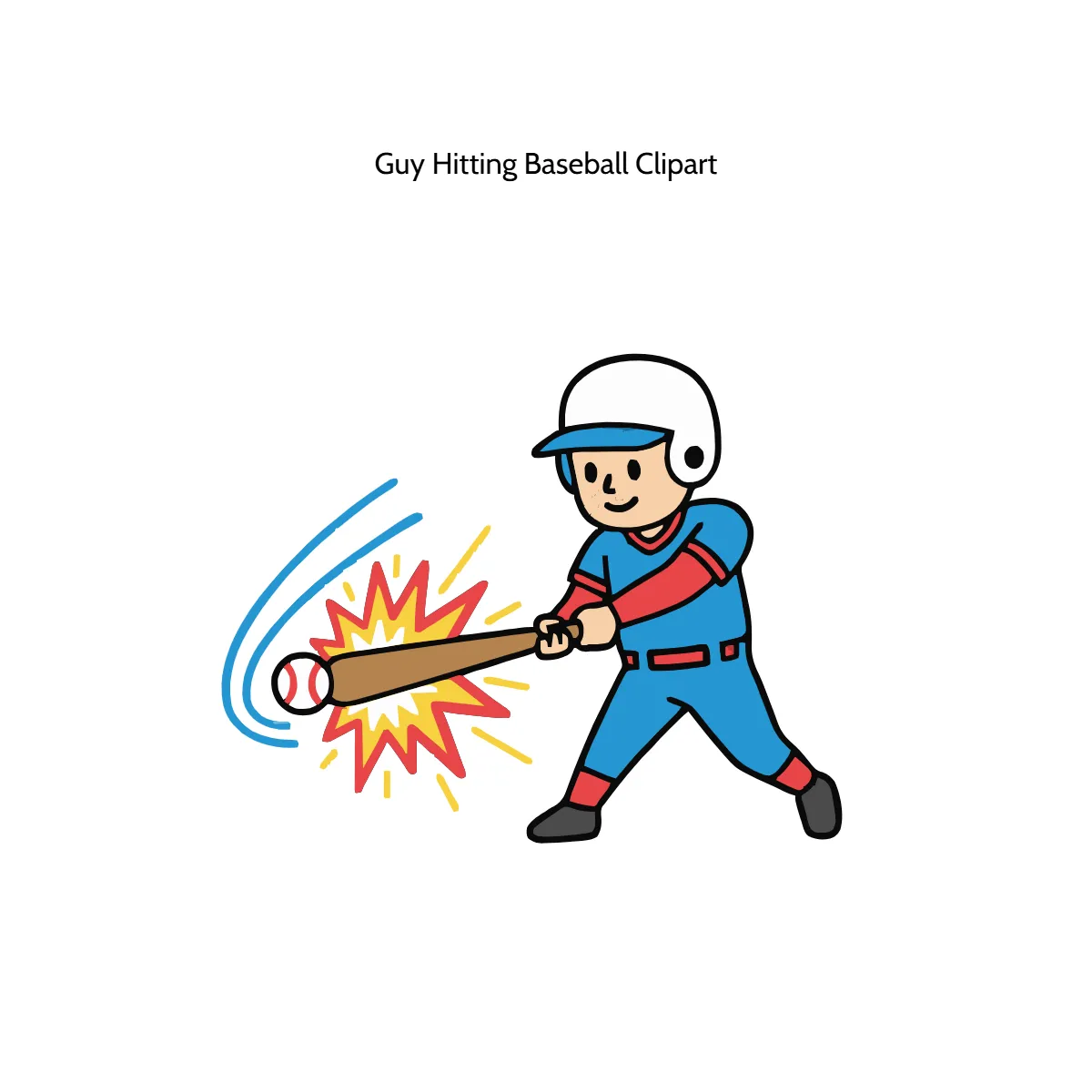 Free Guy Hitting a Baseball Clipart Template to Edit Online Free Guy Hitting a Baseball Clipart Template to Edit Online