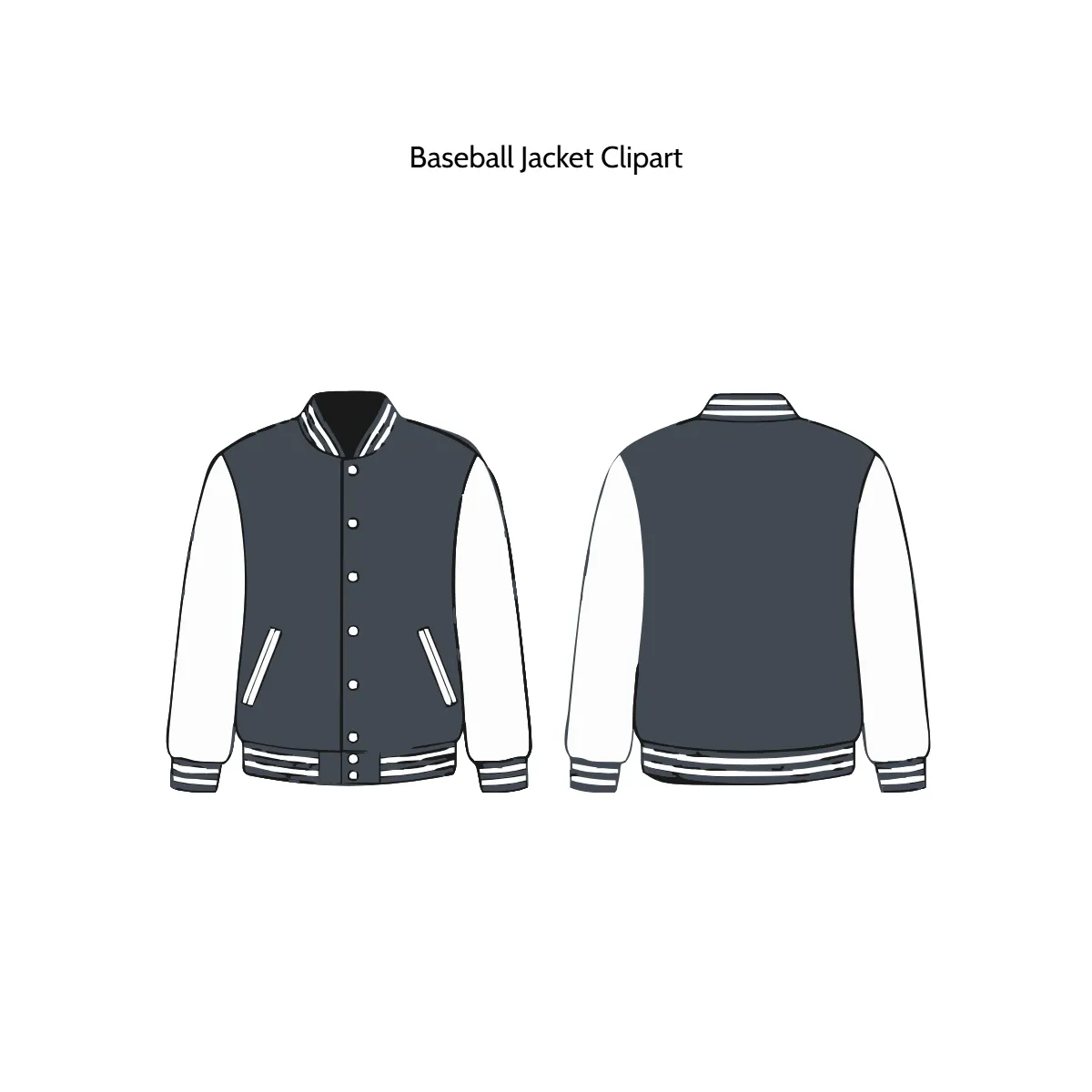 Free Baseball Jacket Clipart Template to Edit Online