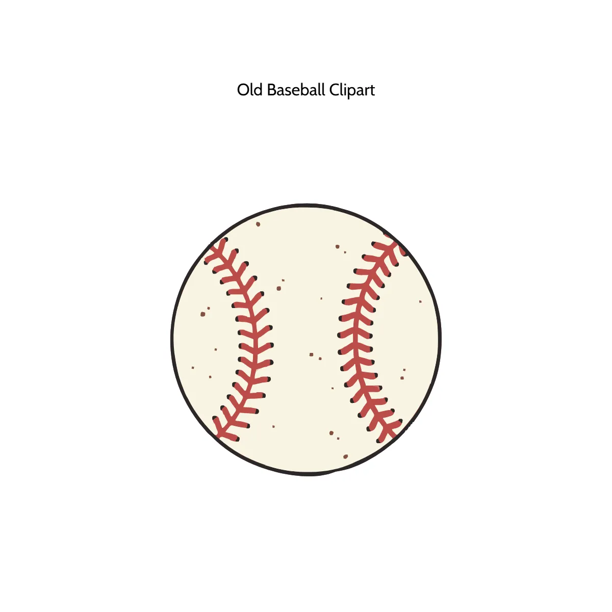 Free Old Baseball Vector Clipart (PNG, SVG) to Edit Online