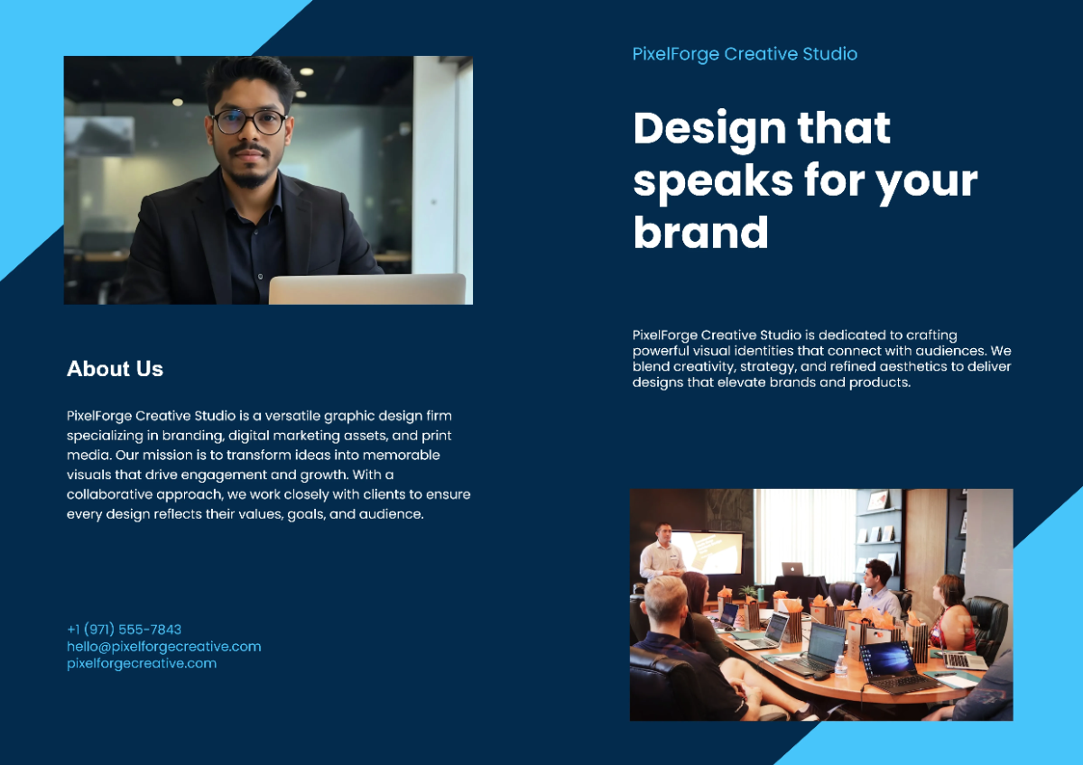 Free Graphic Design A3 Brochure Template to Edit Online Free Graphic Design A3 Brochure Template to Edit Online