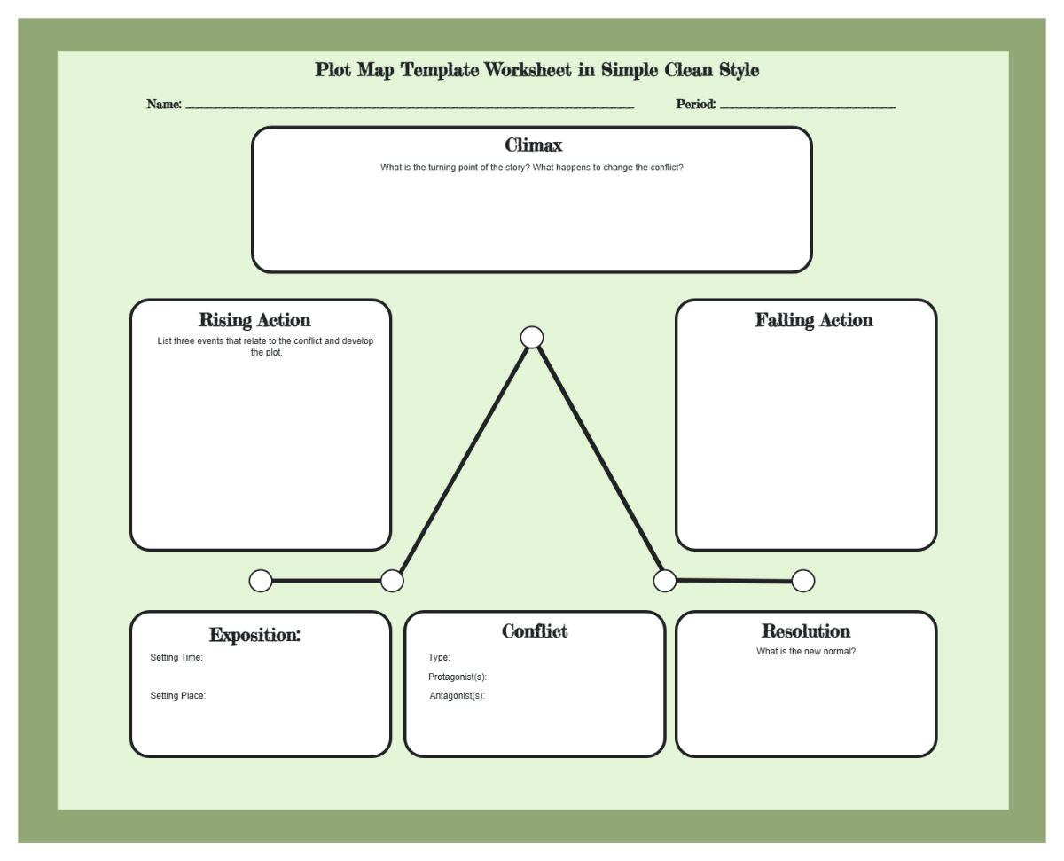 Free Plot Map Template Worksheet in Simple Clean Style to Edit Online Free Plot Map Template Worksheet in Simple Clean Style to Edit Online
