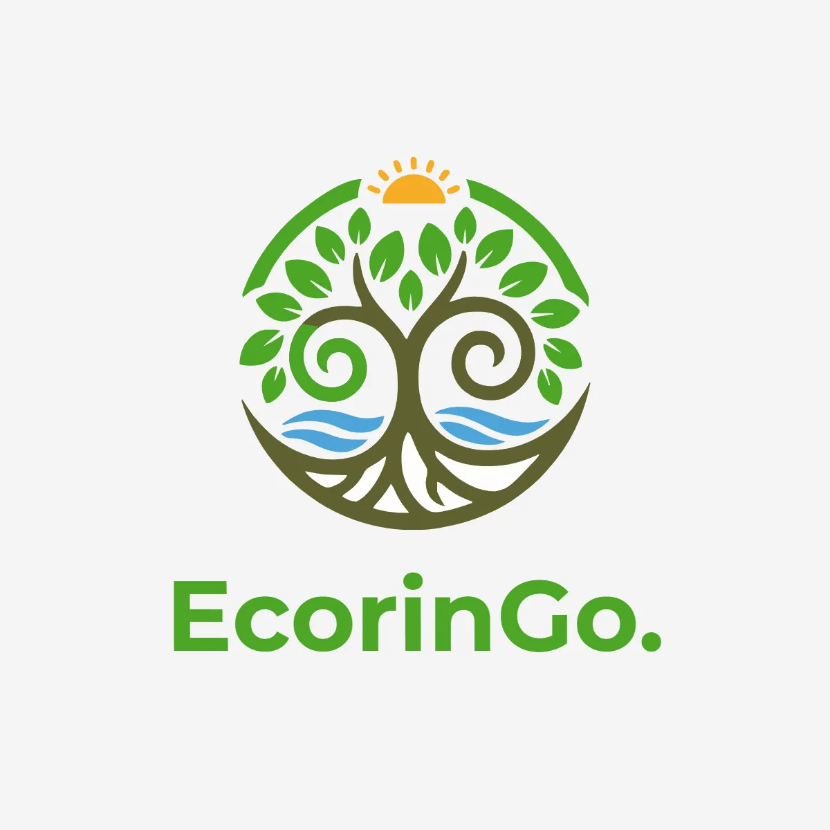Free Eco Icon Logo Template to Edit Online