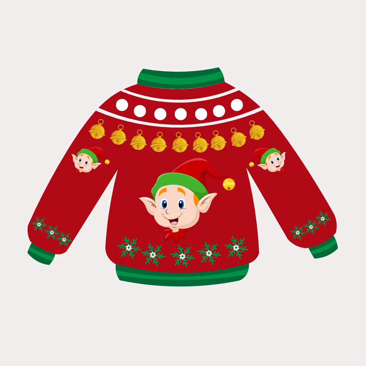Free Cute Elf Ugly Sweater Clipart Template to Edit Online Free Cute Elf Ugly Sweater Clipart Template to Edit Online