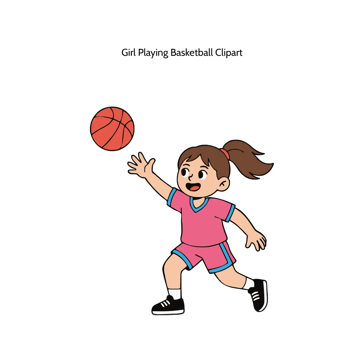 Free Girl Playing Basketball Vector Clipart (PNG, SVG) to Edit Online Free Girl Playing Basketball Vector Clipart (PNG, SVG) to Edit Online