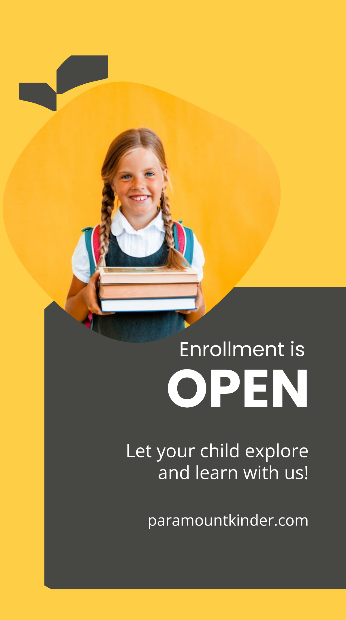 Free School Marketing Whatsapp Post Template to Edit Online