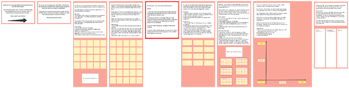 Free Simple Brainstorming Template to Edit Online