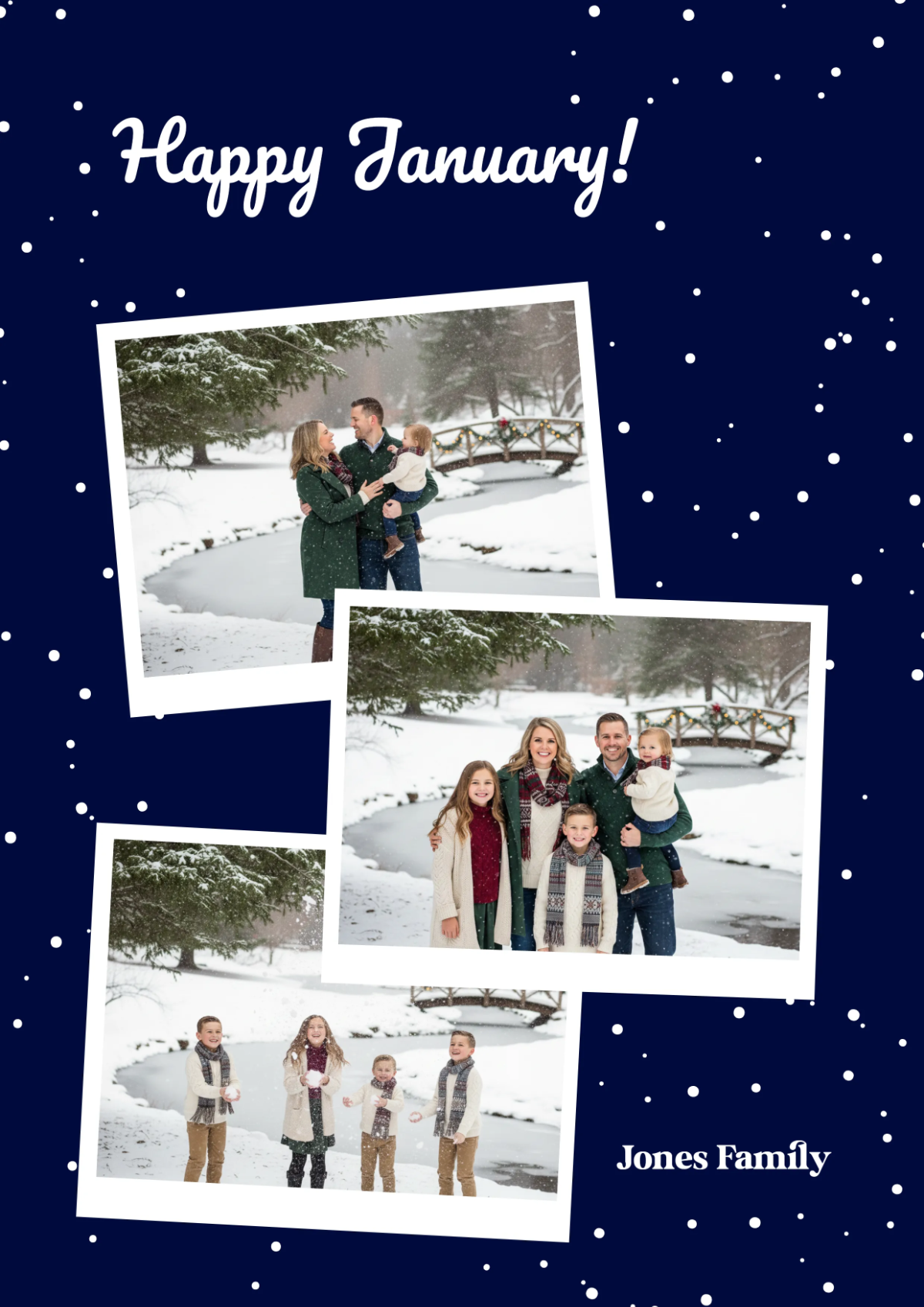 Free January Photo Collage Template to Edit Online Free January Photo Collage Template to Edit Online