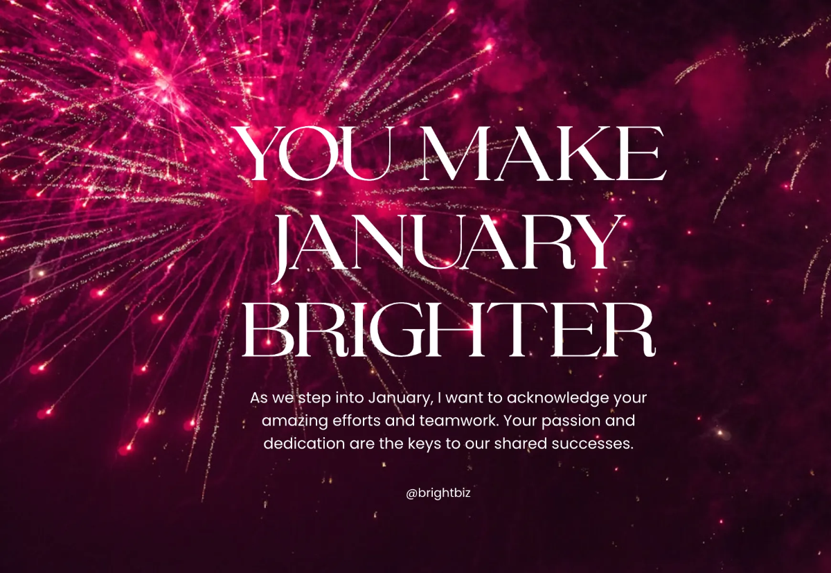 Free January Card Template to Edit Online Free January Card Template to Edit Online