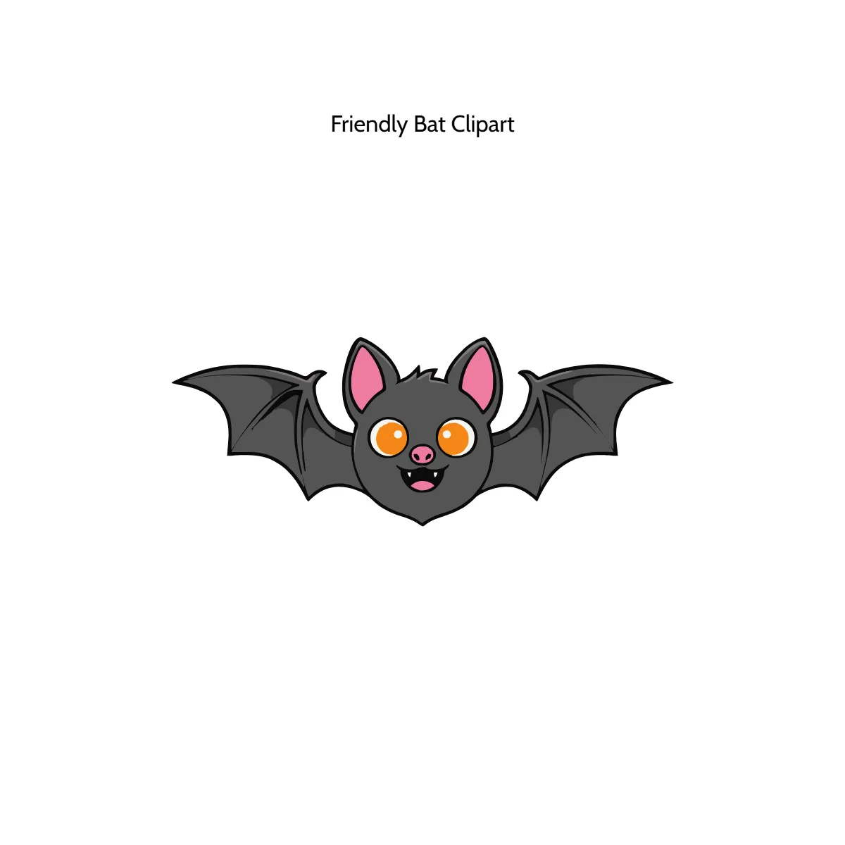 Free Friendly Bat Vector Clipart (PNG, SVG) to Edit Online Free Friendly Bat Vector Clipart (PNG, SVG) to Edit Online