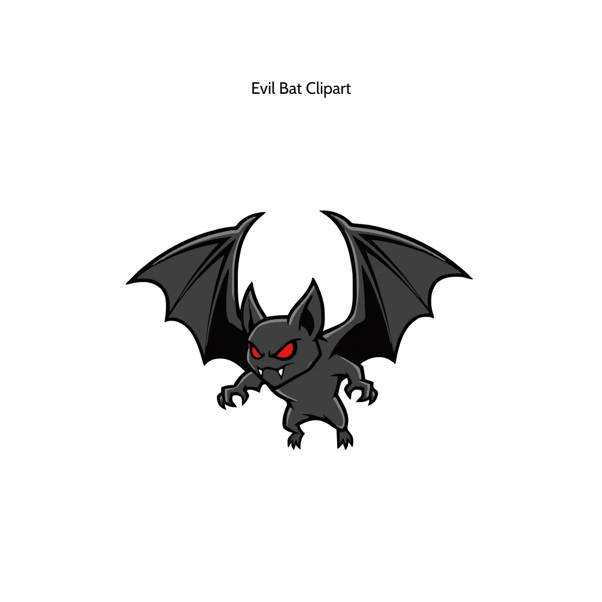 Free Evil Bat Vector Clipart (PNG, SVG) to Edit Online Free Evil Bat Vector Clipart (PNG, SVG) to Edit Online