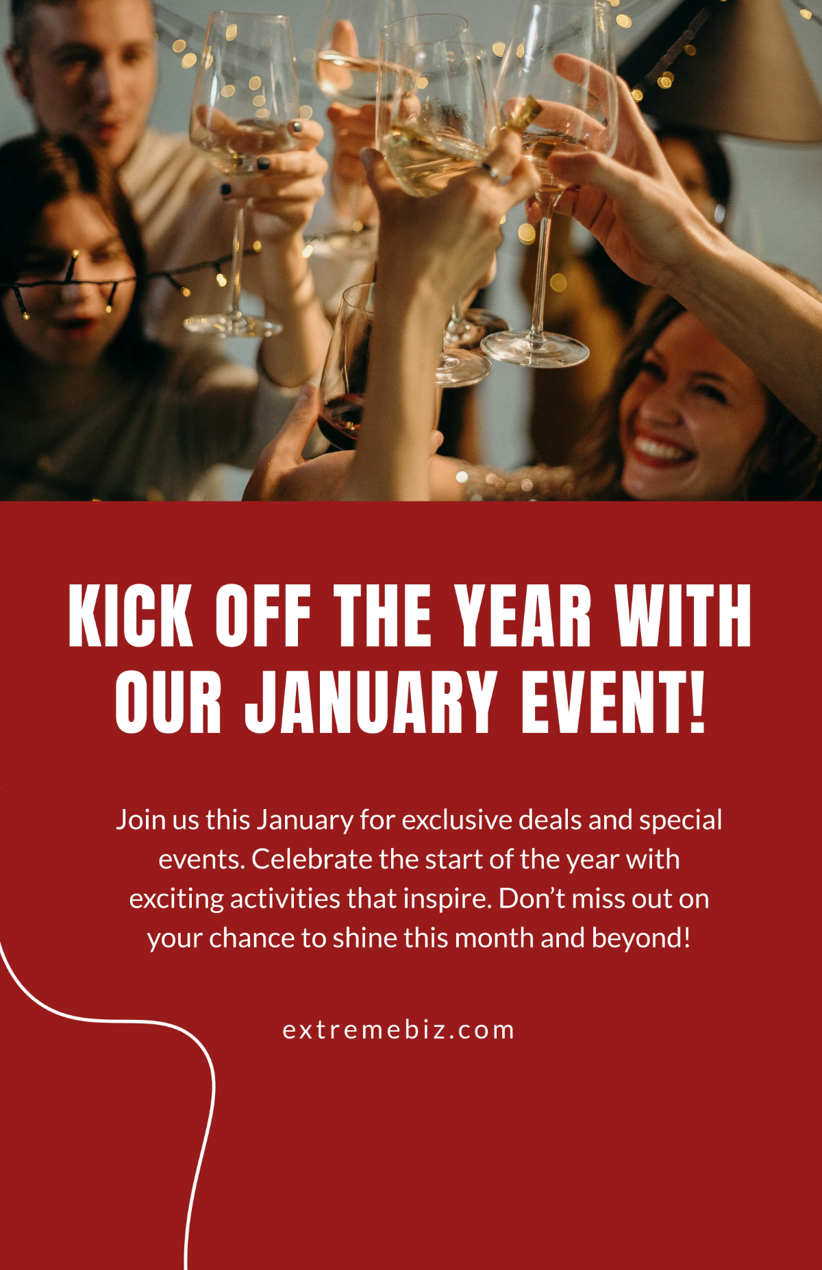 Free January Event Poster Template to Edit Online Free January Event Poster Template to Edit Online