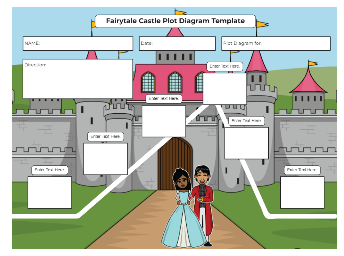 Free Fairytale Castle Plot Diagram Template to Edit Online Free Fairytale Castle Plot Diagram Template to Edit Online