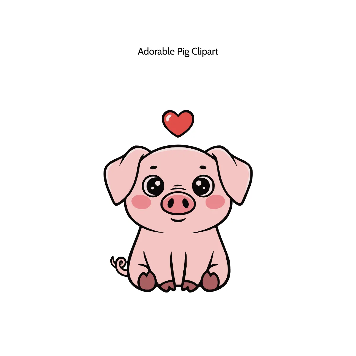 Free Adorable Pig Clipart Template to Edit Online Free Adorable Pig Clipart Template to Edit Online
