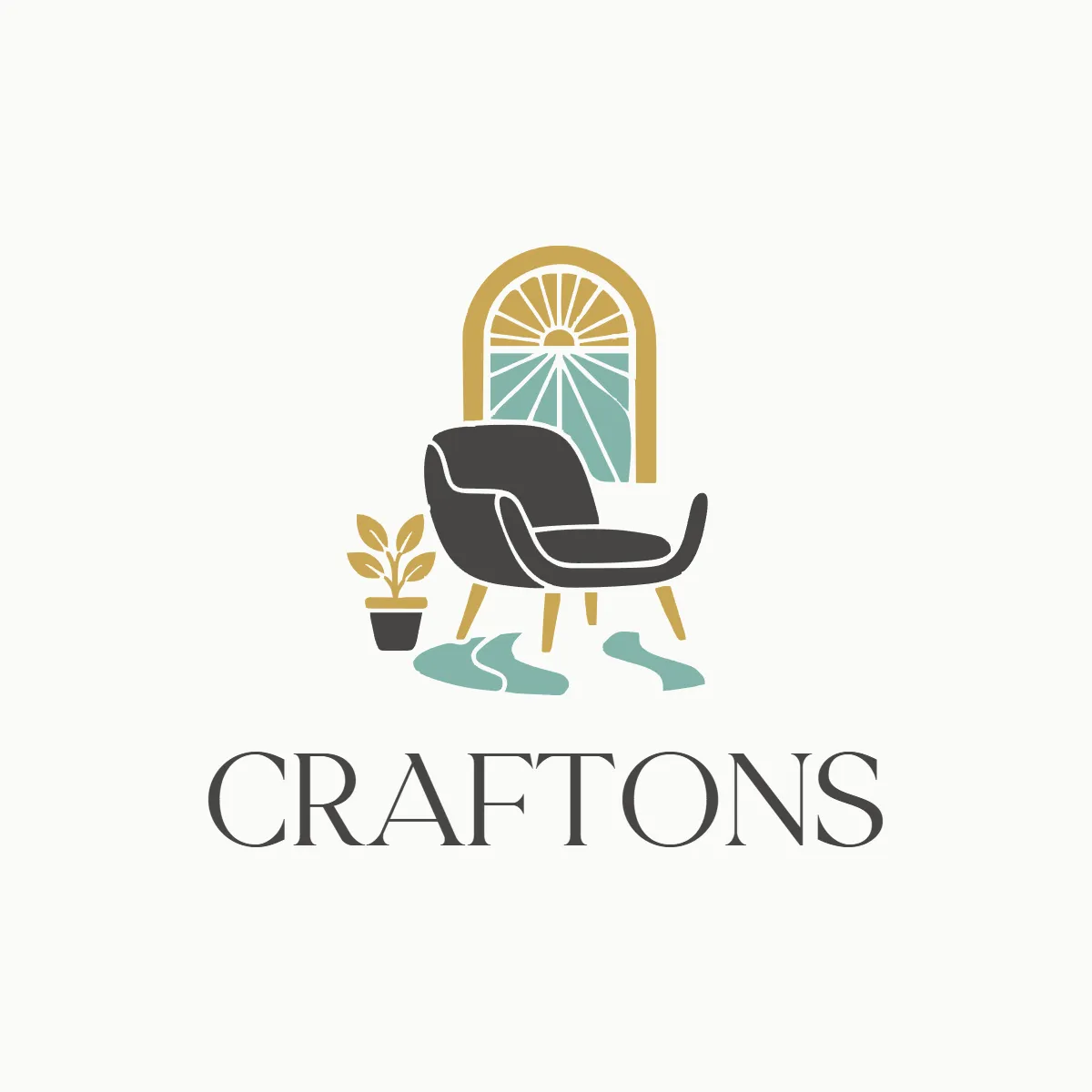 Free Crafted Interior Design Logo Template to Edit Online