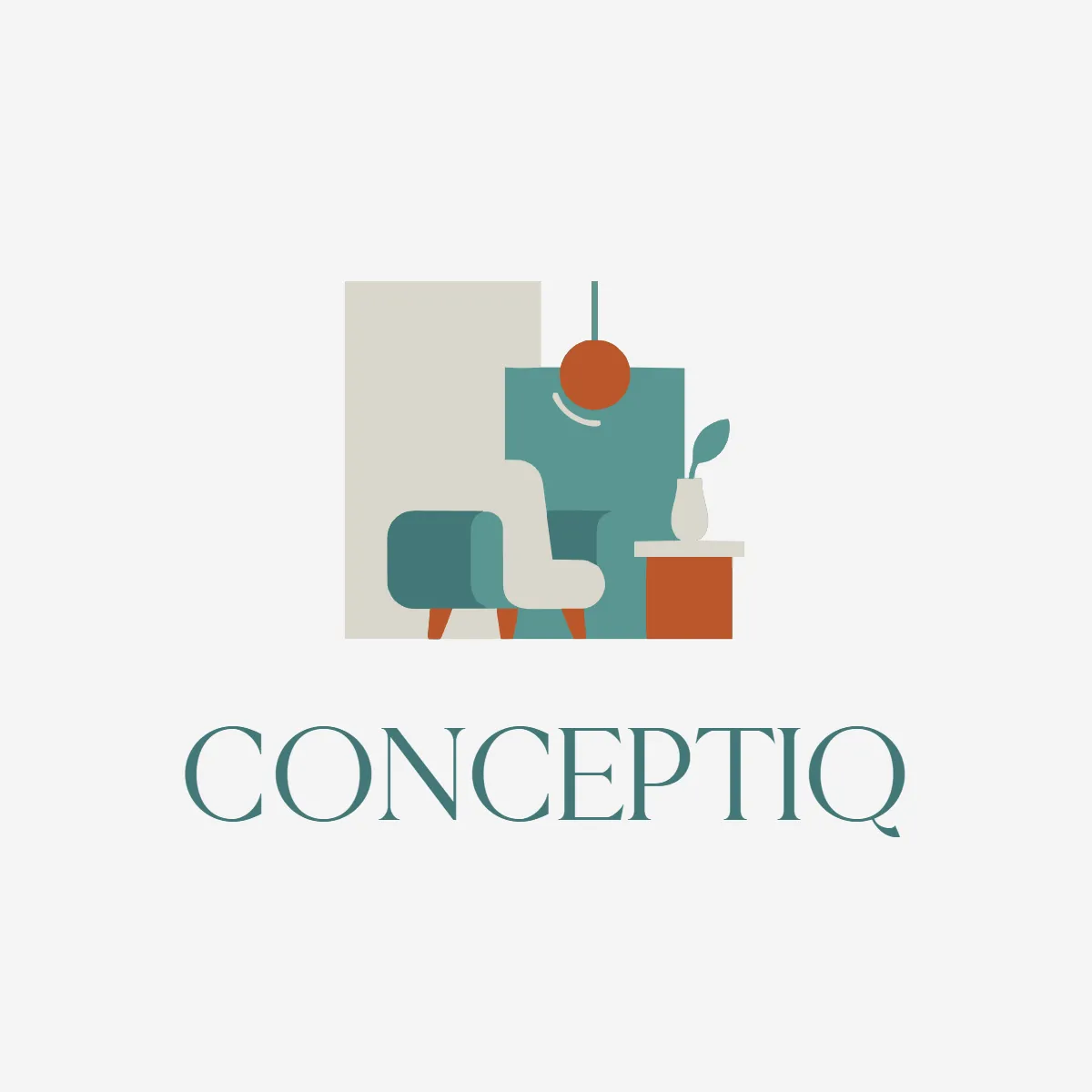 Free Interior Design Concept Art Logo Template to Edit Online