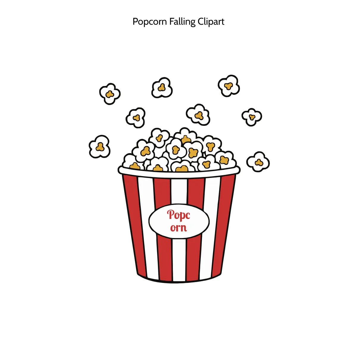 Free Popcorn Falling Clipart Template to Edit Online Free Popcorn Falling Clipart Template to Edit Online