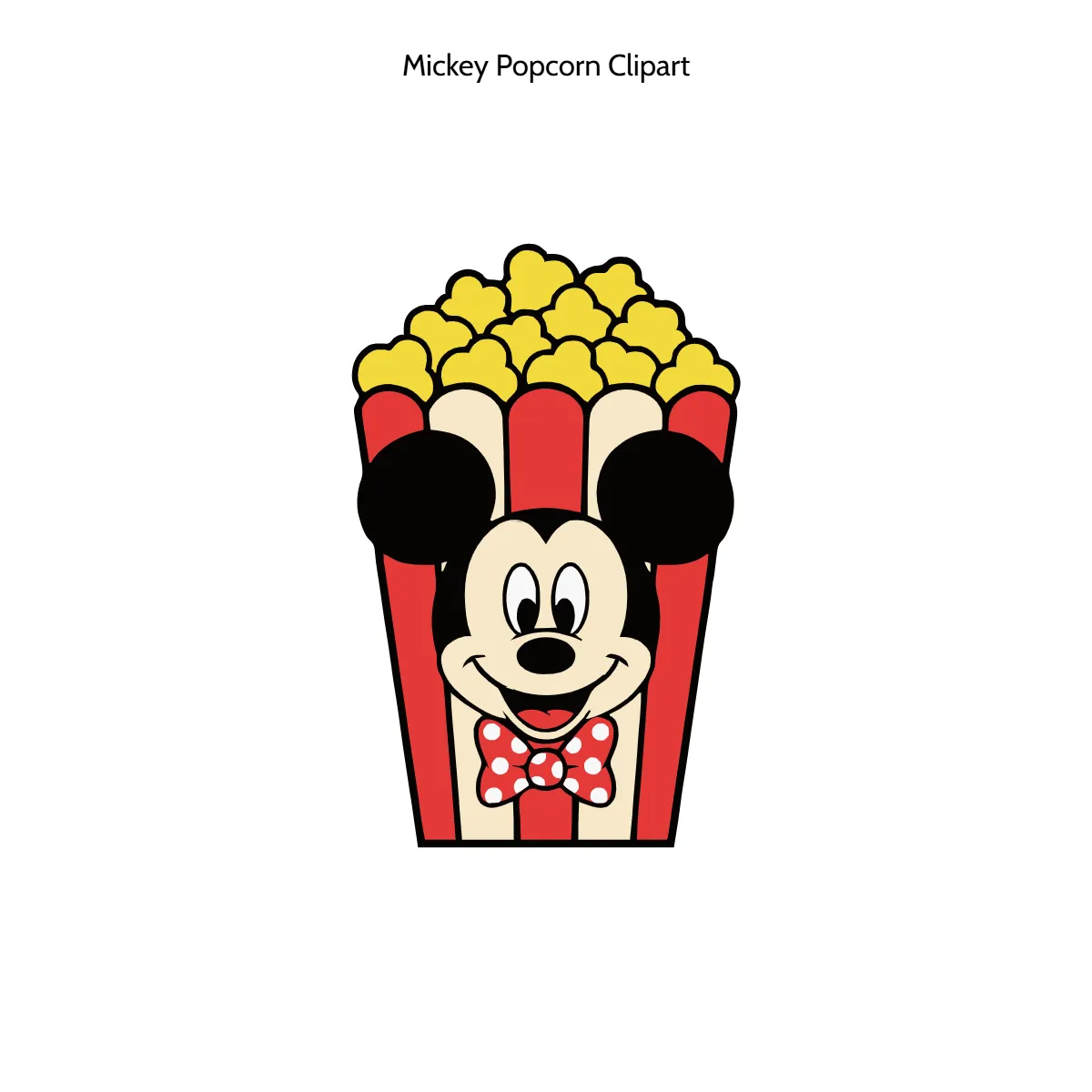Free Mickey Popcorn Clipart Template to Edit Online Free Mickey Popcorn Clipart Template to Edit Online