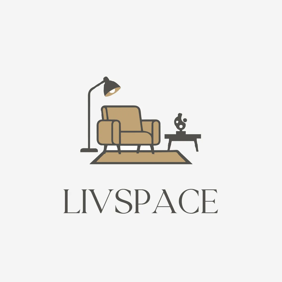 Free Living Space Interior Design Logo Template to Edit Online