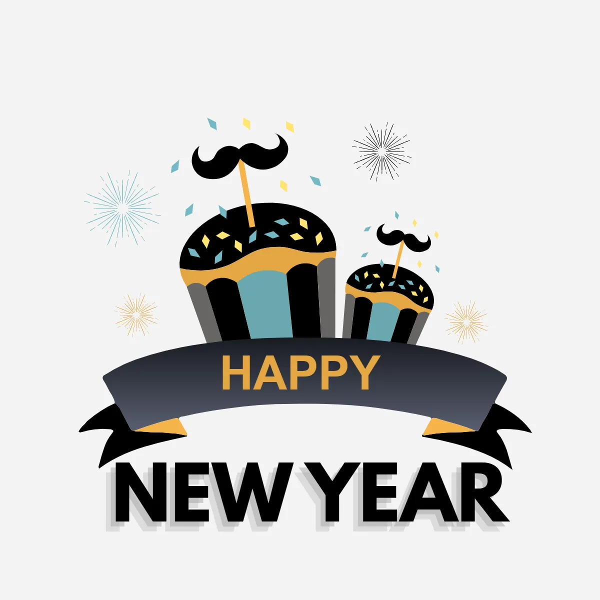 Free New Years Eve Clipart Templates to Edit Online