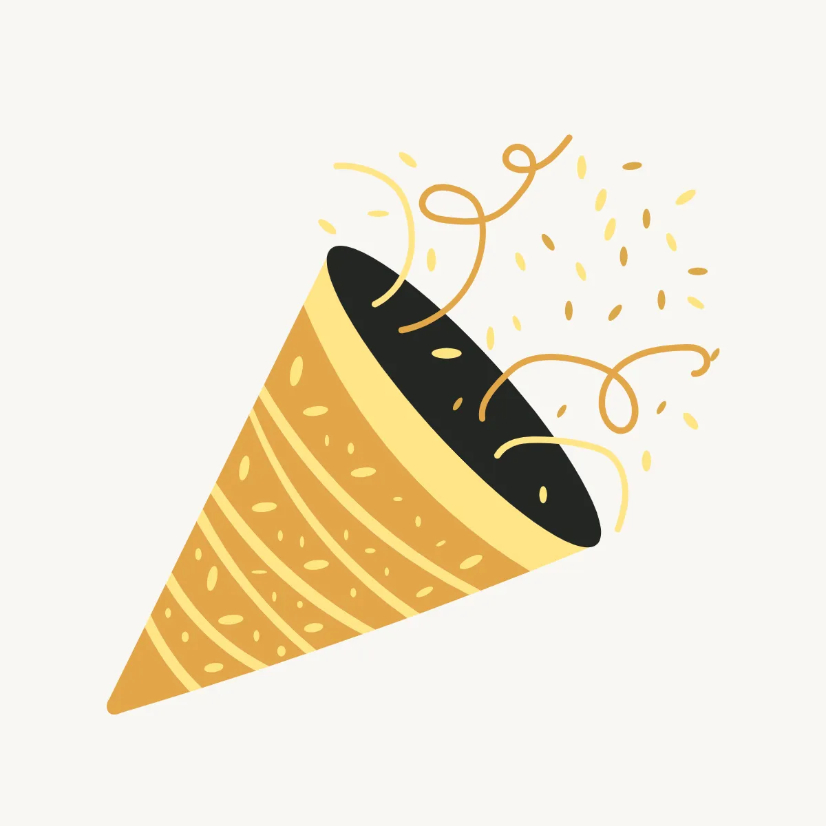 Free New Year's Eve Horn Clipart Templates to Edit Online