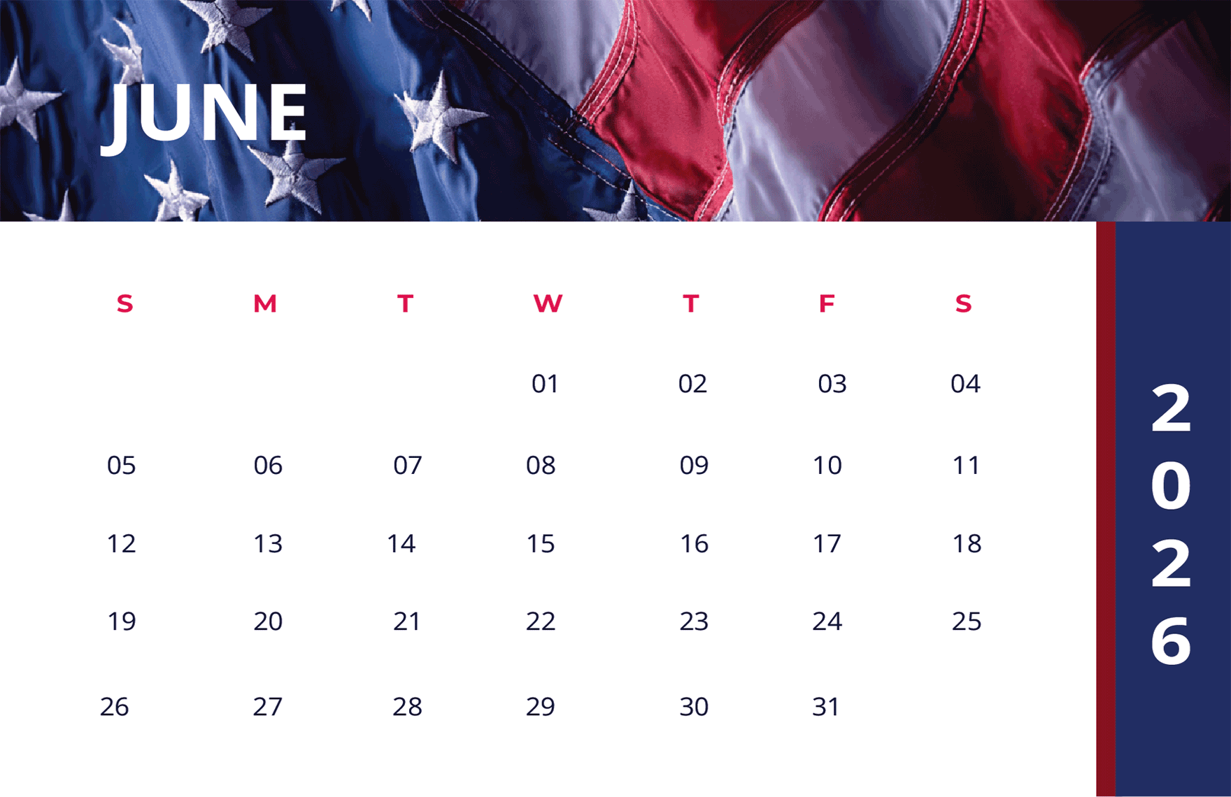 Free July 2026 USA Calendar Template in PDF, Illustrator, PSD, JPG, PNG Free July 2026 USA Calendar Template in PDF, Illustrator, PSD, JPG, PNG