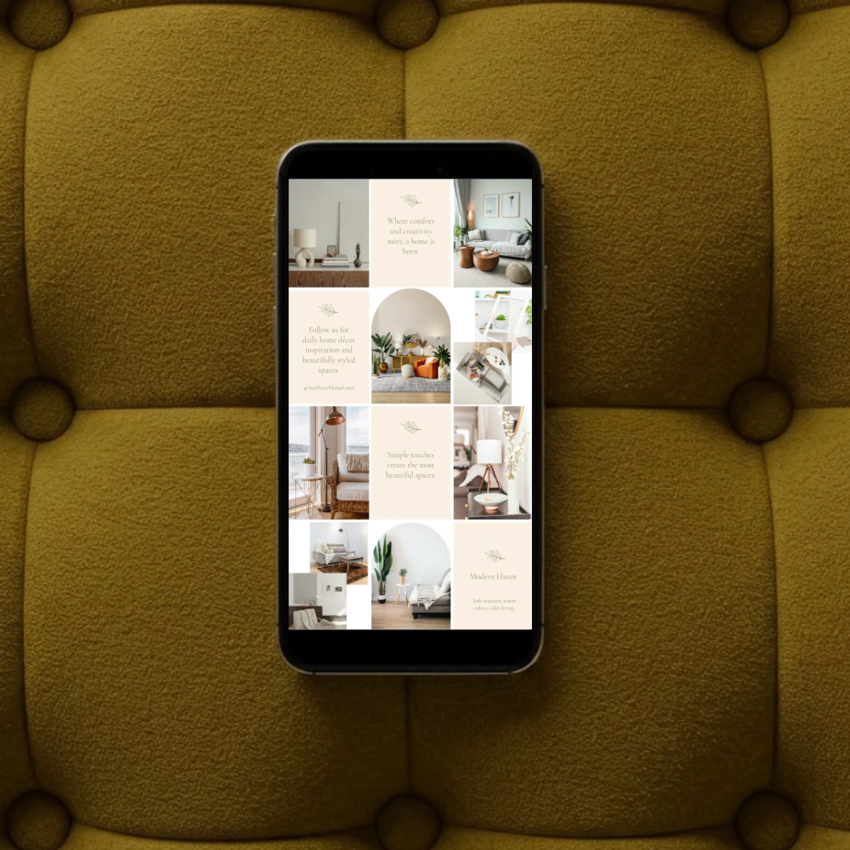 Free Clean Phone Mockup Template to Edit Online