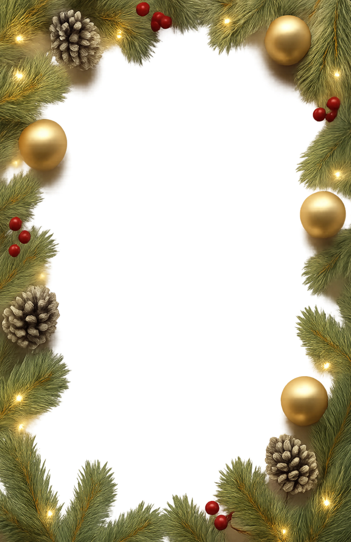 Free Christmas Poster Border Template to Edit Online