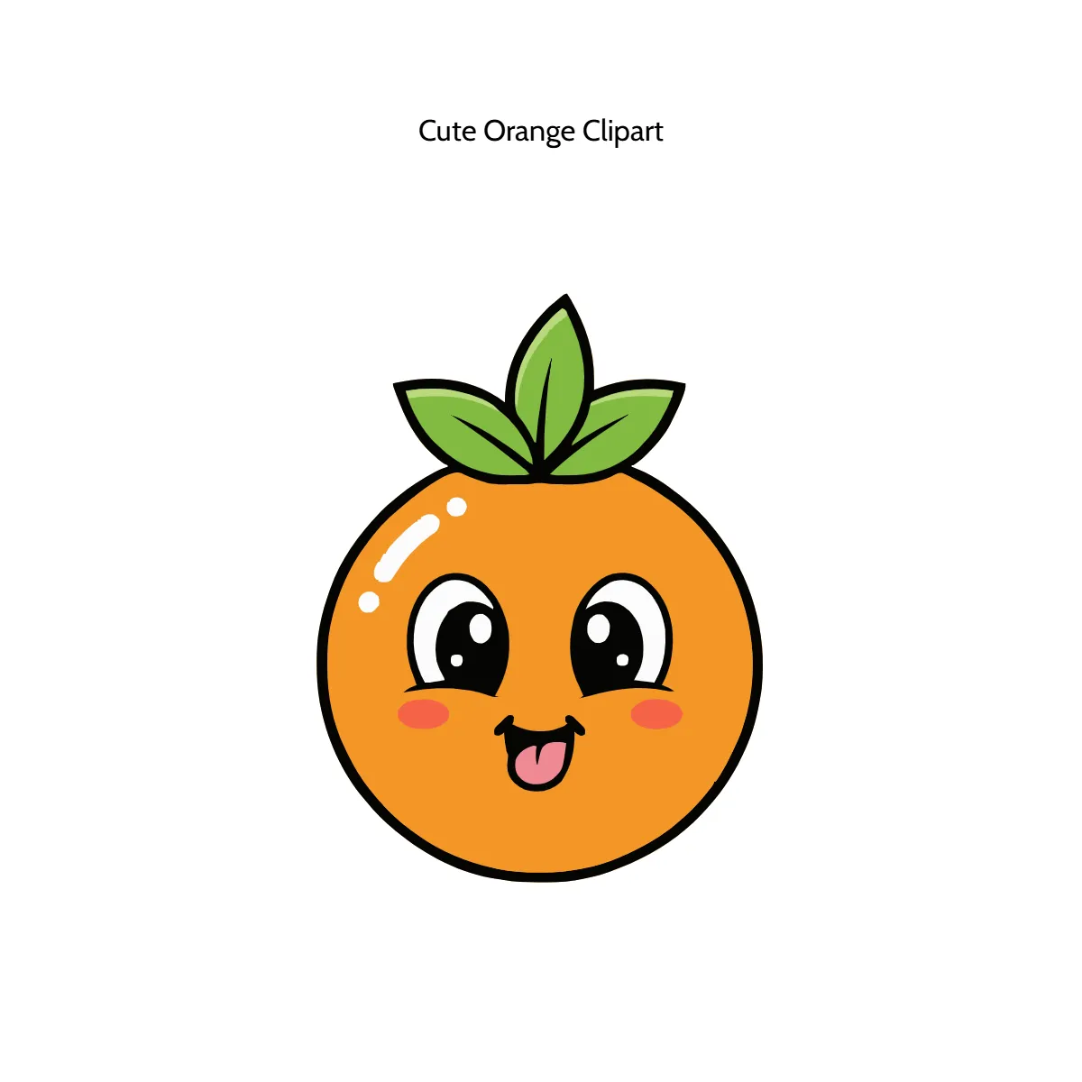 Free Cute Orange Vector Clipart (PNG, SVG) to Edit Online