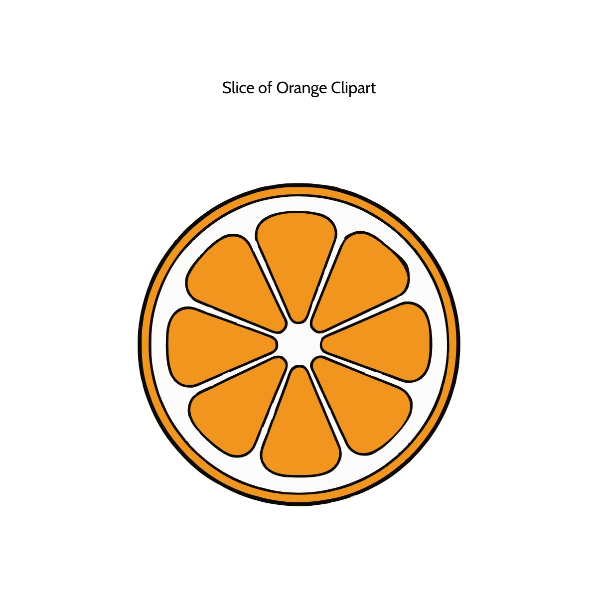 Free Slice of Orange Vector Clipart (PNG, SVG) to Edit Online
