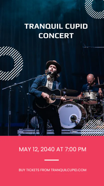 Free Music Event Instagram Story Template to Edit Online