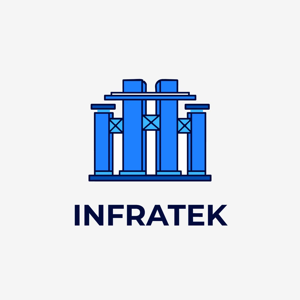 Free Infrastructure IT Logo Template to Edit Online Free Infrastructure IT Logo Template to Edit Online