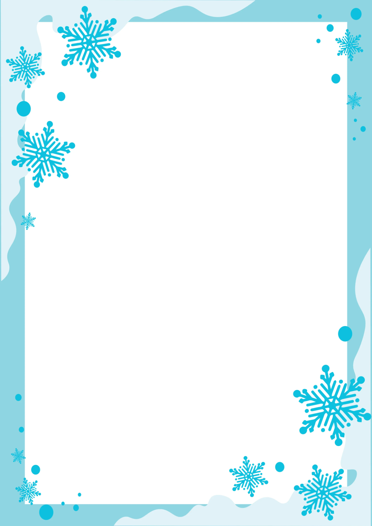 Free Holiday Christmas Border Template to Edit Online