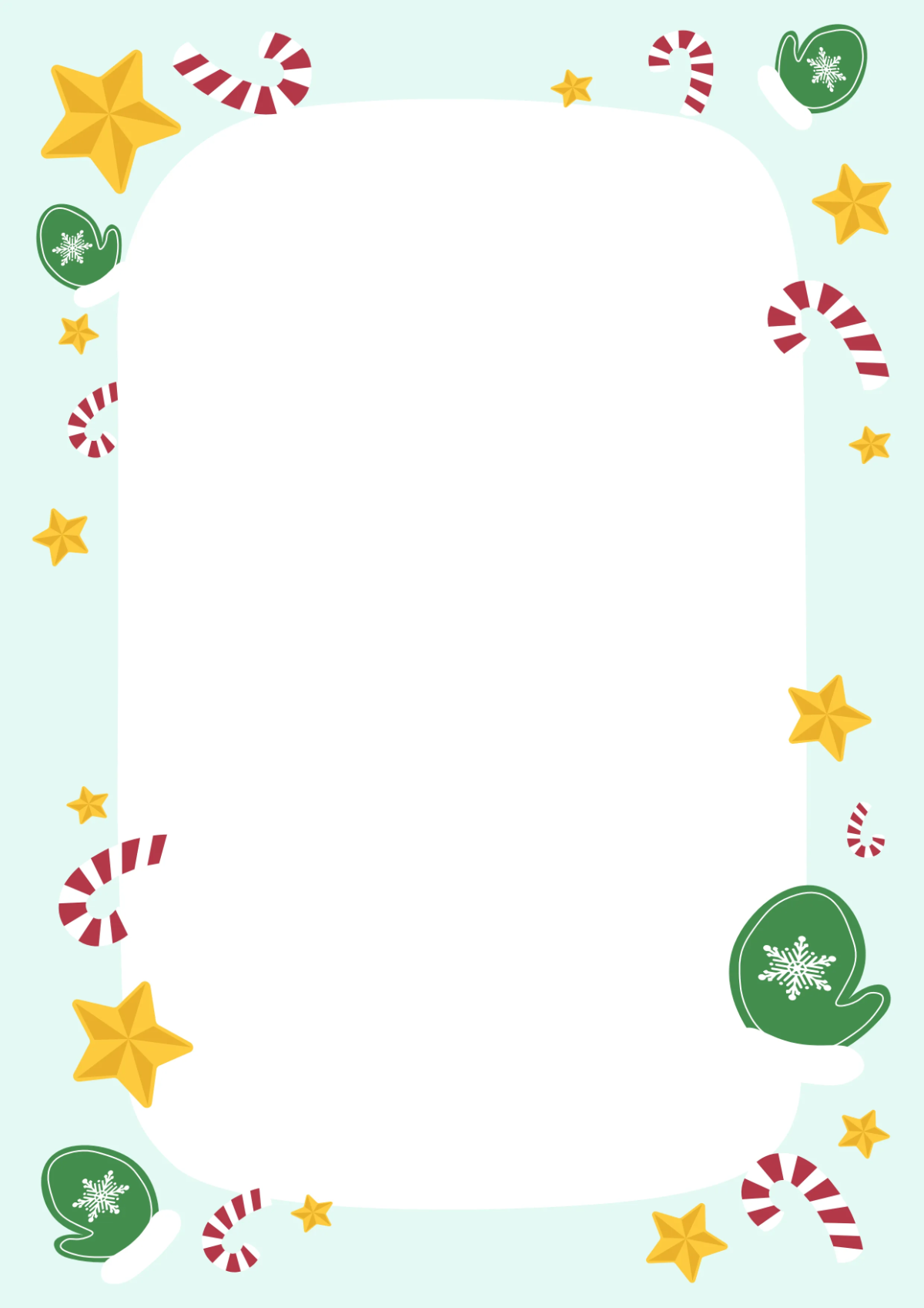 Free Festive Christmas Border Template to Edit Online