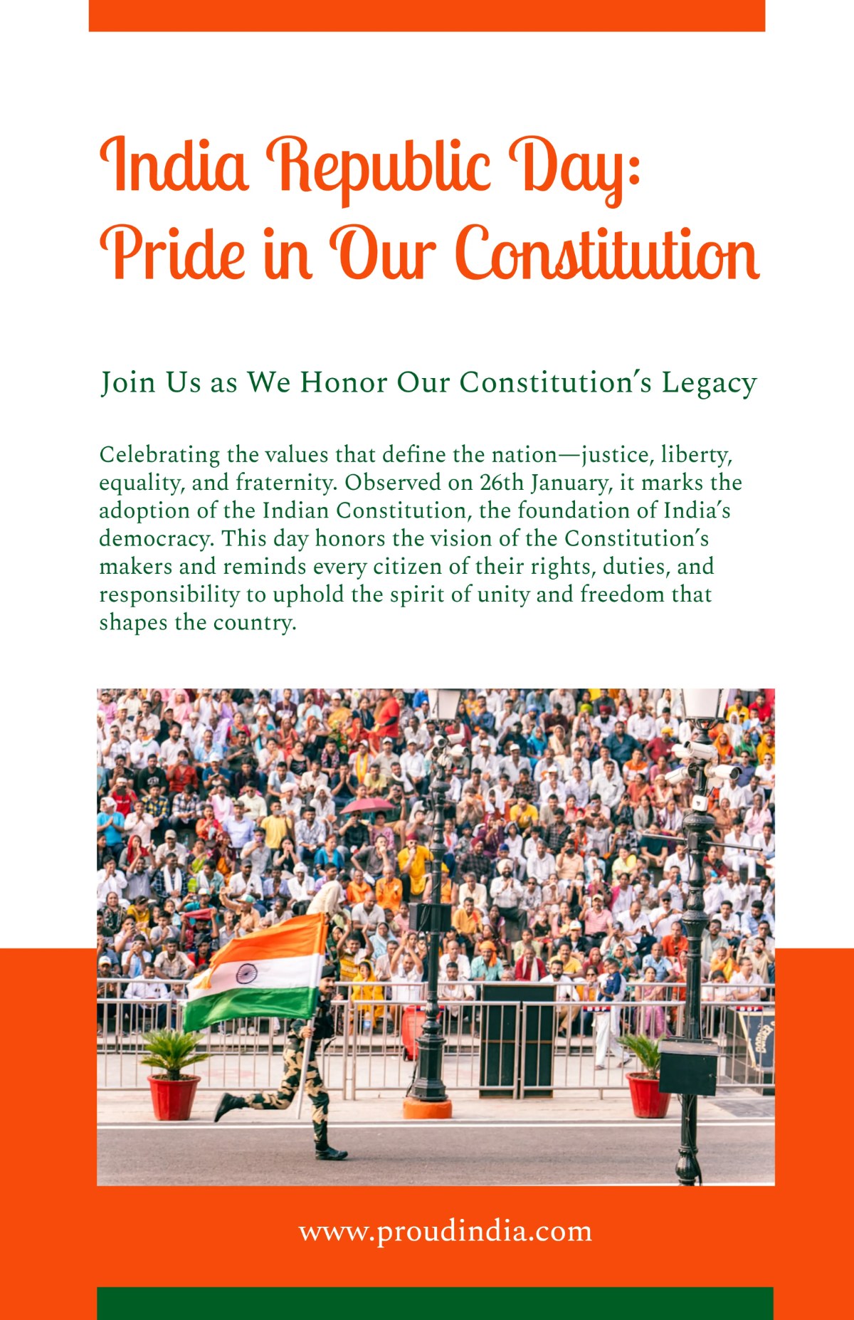 Free Constitution India Republic Day Poster Template to Edit Online Free Constitution India Republic Day Poster Template to Edit Online