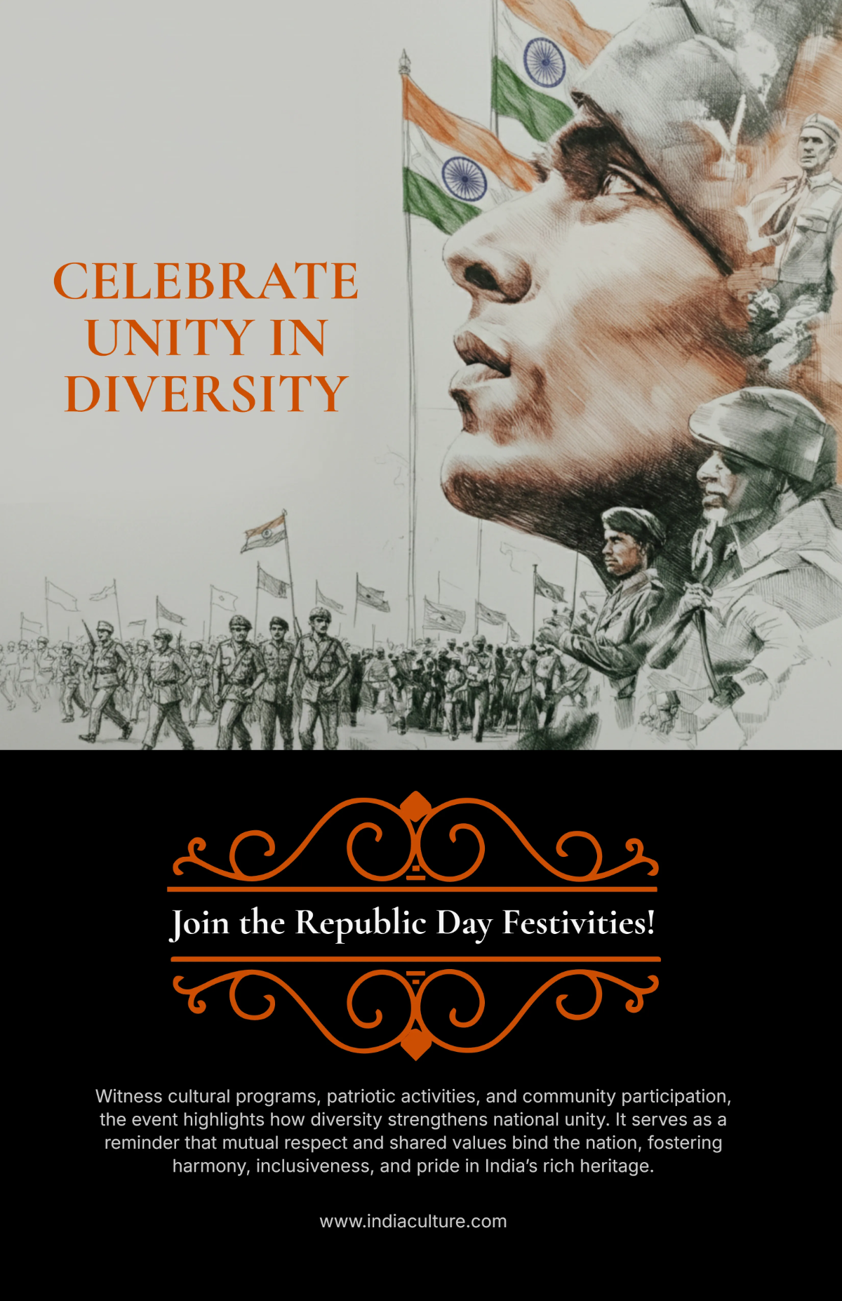 Free India Republic Day Sketch Poster Template to Edit Online Free India Republic Day Sketch Poster Template to Edit Online