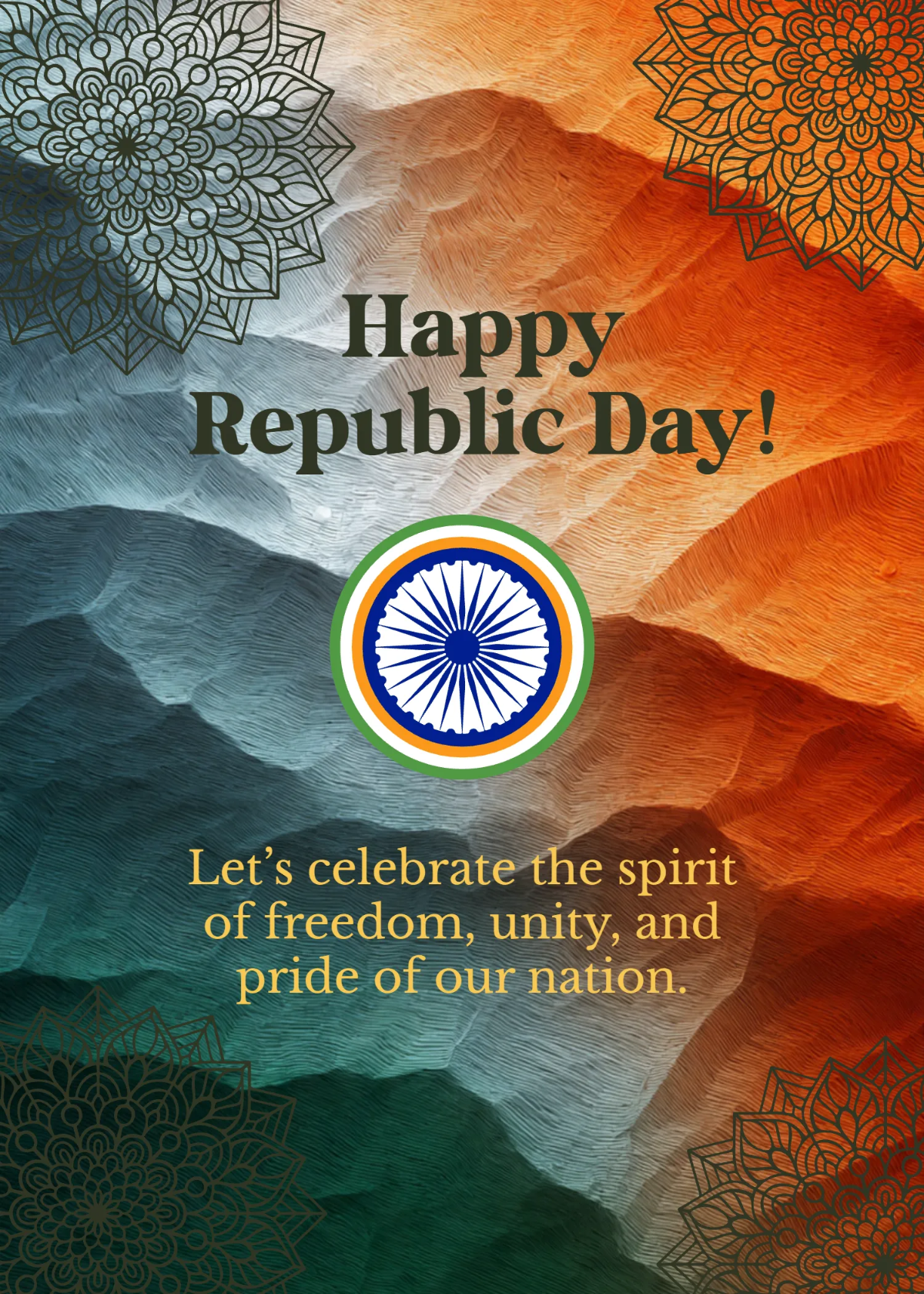 Free Unique India Republic Day Wishes Template to Edit Online Free Unique India Republic Day Wishes Template to Edit Online