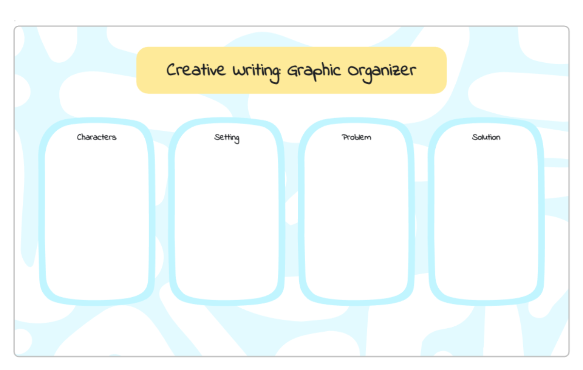 Free Creative Writing Graphic Organizer Template to Edit Online Free Creative Writing Graphic Organizer Template to Edit Online