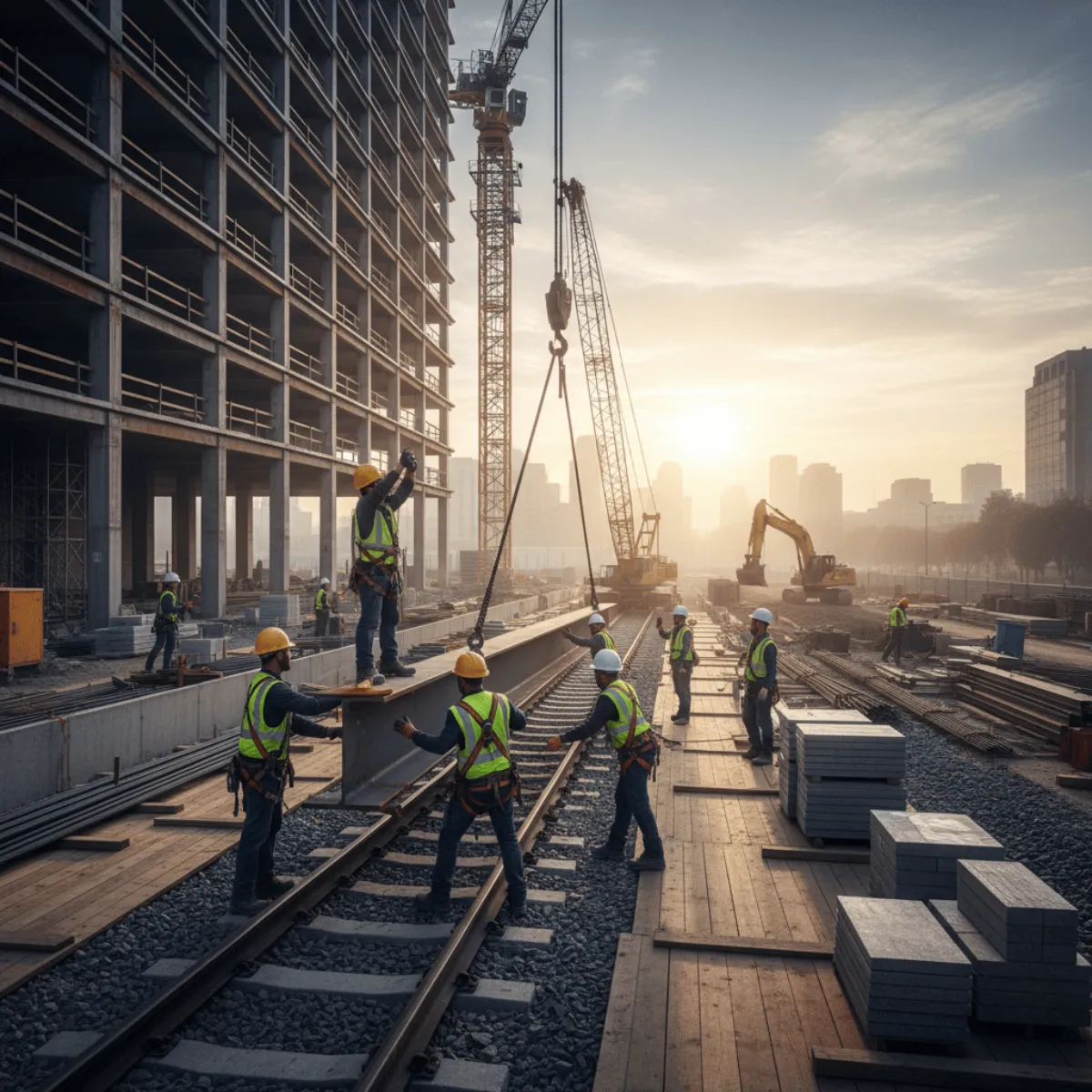 Material Staging High Rise Exterior Image