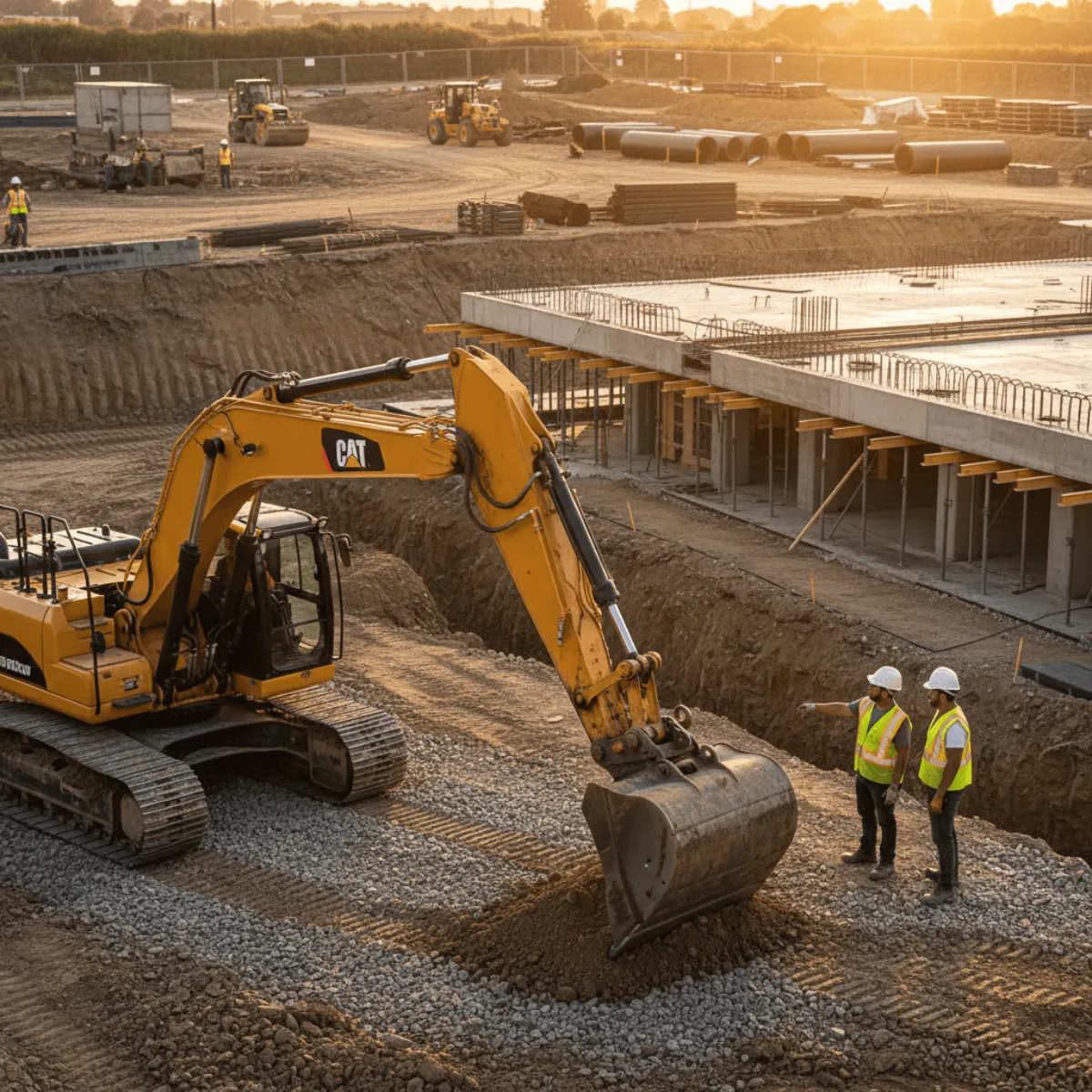 Foundation Excavation Development Urban Image Foundation Excavation Development Urban Image